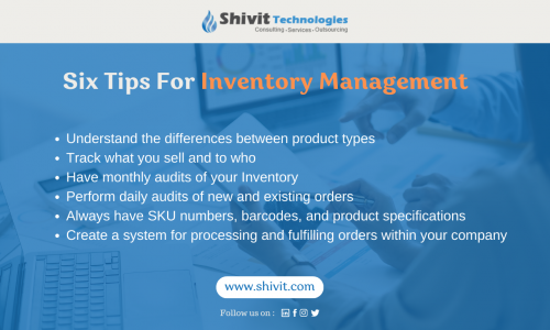 Six Tips For Inventory Management